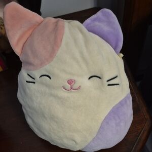 Squishmallows Pink and Purple Cat Plush Toy